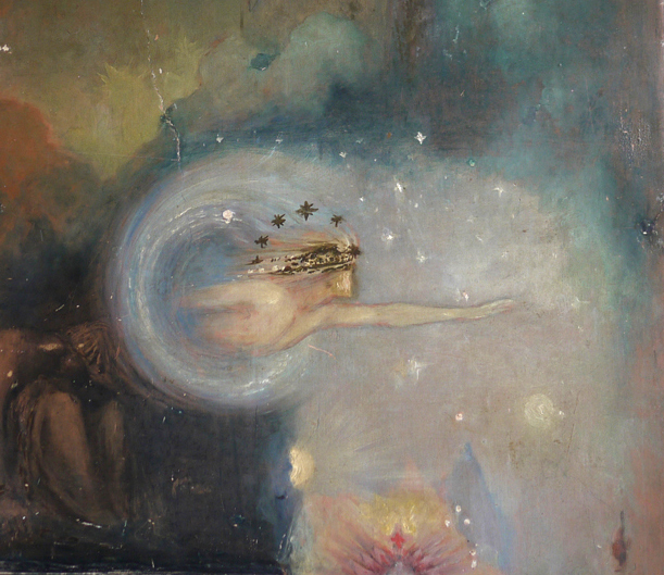 Theosophical Mural painted by W.B. Yeatsand George William Russell (Æ)