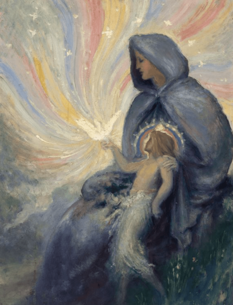George W Russell (Æ) - The_Virgin_and_Child_lge