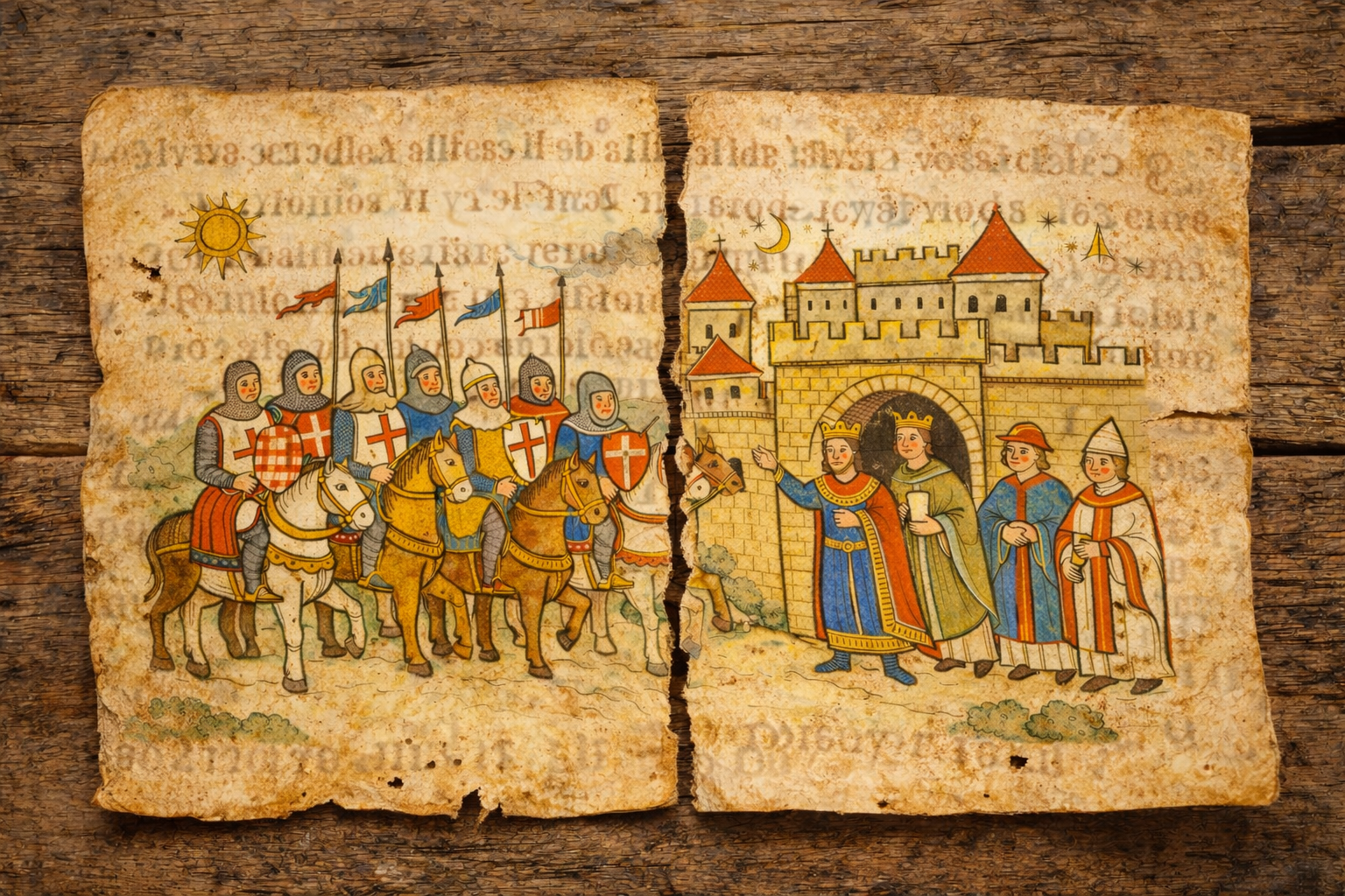 Secretos Templarios Arribo de los 9 Caballeros a Jerusalem ALMMA
